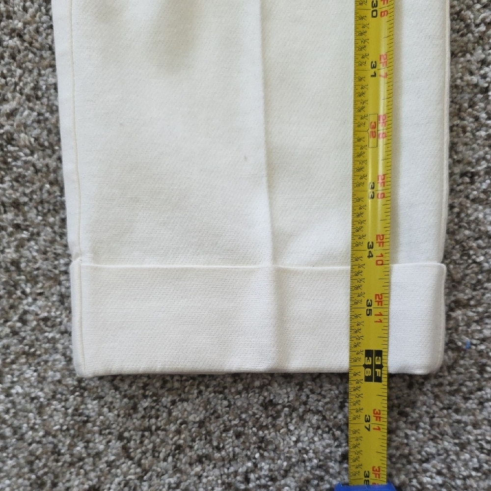 Ann Taylor Cream Signature Pants - Picture 5 of 8